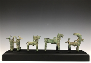 中国 オルドス青銅 獣/4体｜商品一覧｜GALLERY 帝塚山