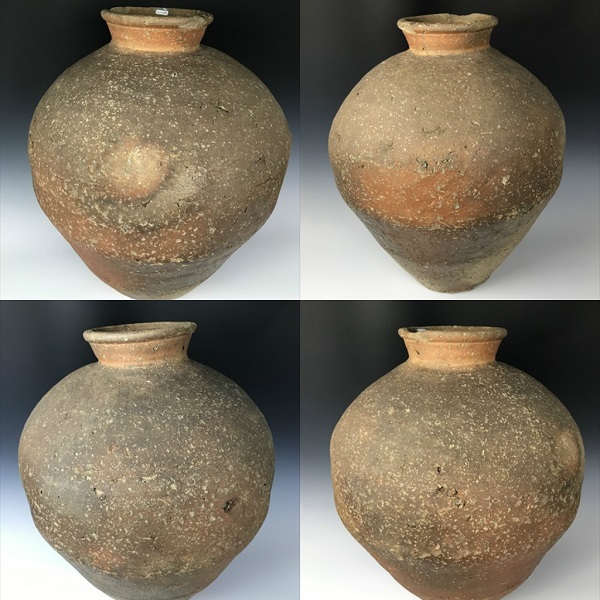 信楽焼 大壷 [B23301] 水瓶 陶磁器 壷 茶壷 茶道具 雨だれ 信楽焼壷【大壷水瓶】陶器シリーズ販売